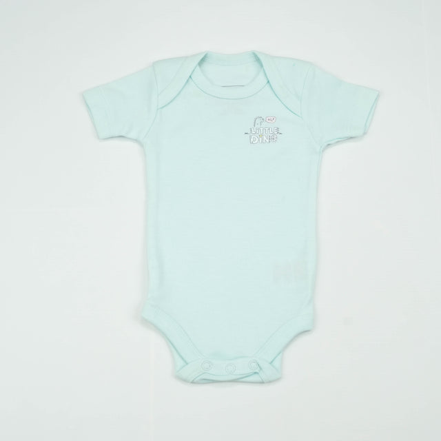 BODY SUIT PK3 0-3M B.BLUE DINO WORLD