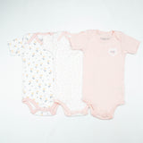 BODY SUIT PK3 18-24M LT PINK BLOSSOM