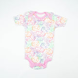 BODY SUIT PK3 6-12M B.PINK FLORAL