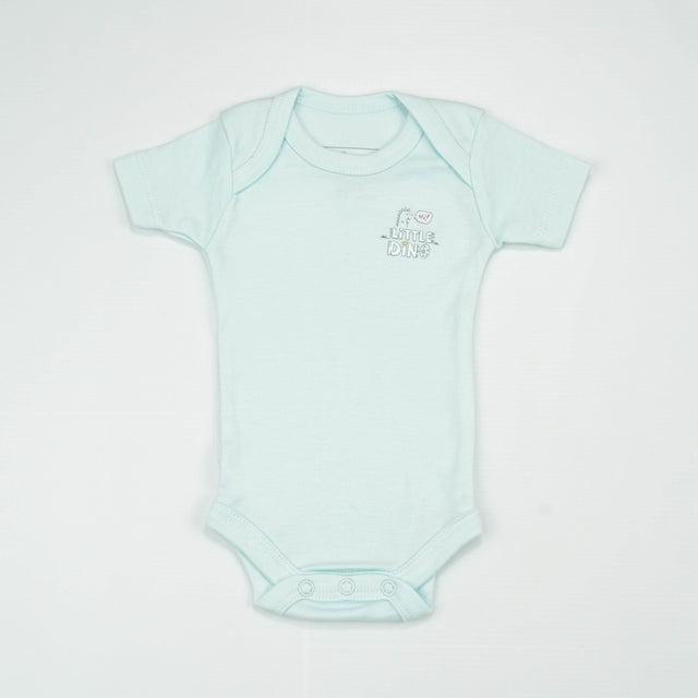 BODY SUIT PK3 NB B.BLUE DINO WORLD