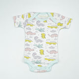 BODY SUIT PK3 NB B.BLUE DINO WORLD