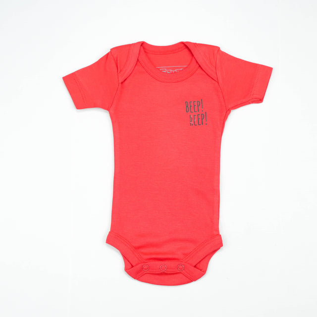 BODY SUIT PK3 NB RED BUS