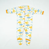 SLEEP SUIT PK3 0-3M MUSTARD PILOT