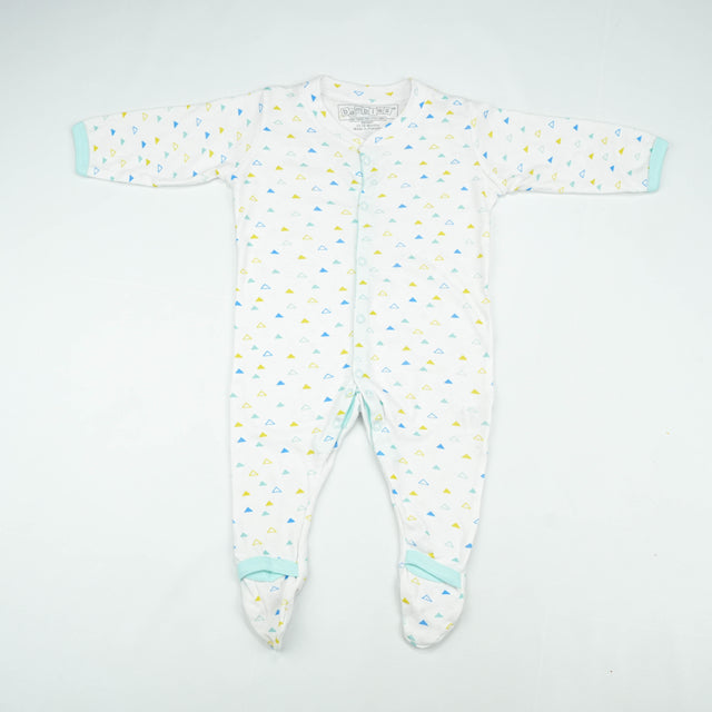SLEEP SUIT PK3 12-18M MUSTARD PILOT
