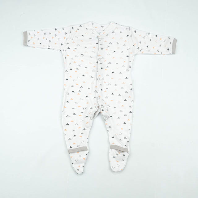 SLEEP SUIT PK3 0-3M RED BUS