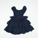 FROCK ELASTIC WASTE NAVY TODDLER