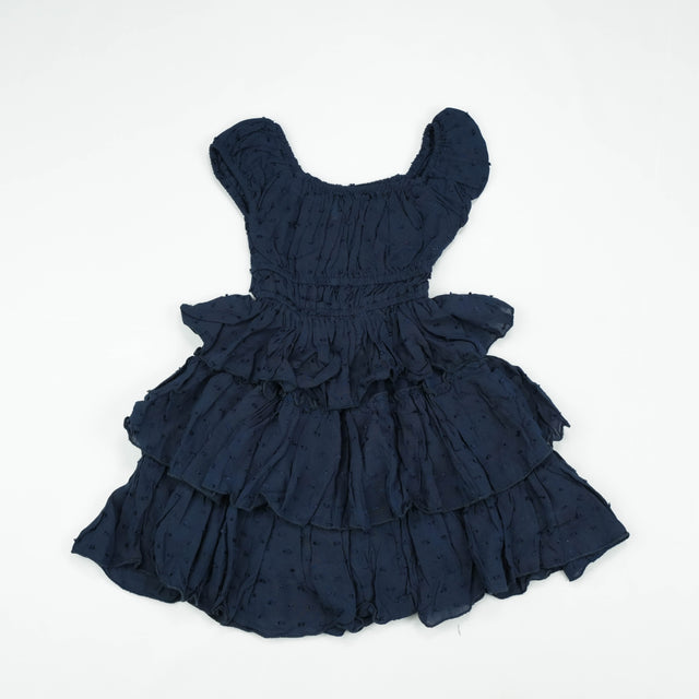 FROCK ELASTIC WASTE NAVY TODDLER