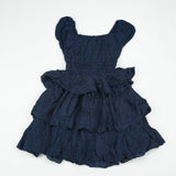 FROCK ELASTIC WASTE NAVY TODDLER