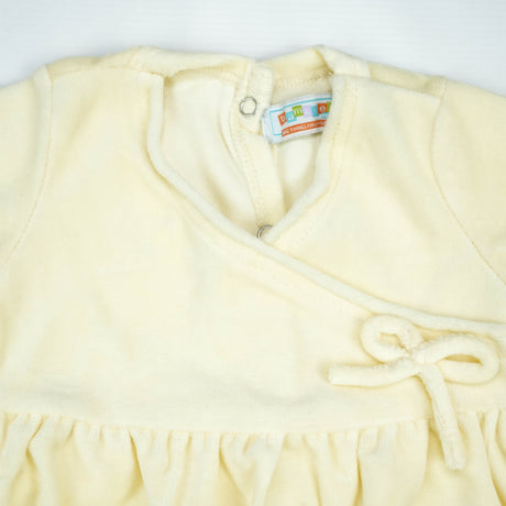 ROMPER FRILL BOTTOM LT YELLOW INFANT