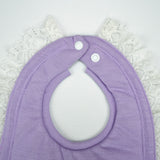 BIB SATIN WITH LACE LT PINK