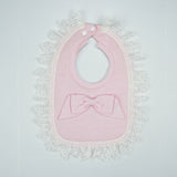 BIB SATIN WITH LACE PINK