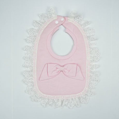 BIB SATIN WITH LACE PINK