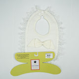 BIB SATIN WITH LACE LT YELLOW