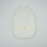 BIB SATIN WITH LACE LT YELLOW