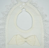 BIB SATIN WITH LACE LT YELLOW