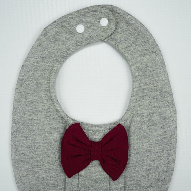 BIB GREY WITH BOW