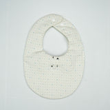 BIB WITH POLKA RED