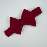 BIB SATIN FRILL MAROON