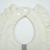 BIB SATIN FRILL WHITE