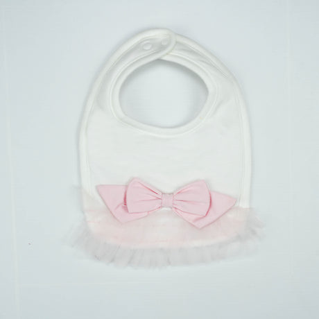 BIB SATIN BOW PINK