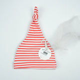 CAP KNOTTED LT ORANGE STRIPES