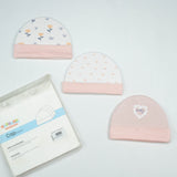 CAP S PK 3 LT PINK BLOSSOM