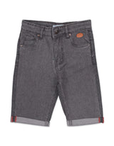 Denim Bermuda Straight Pocket Mid Grey Toddler