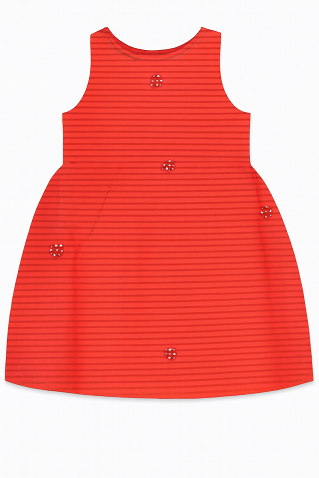 Frock A-Line Silhouette Red Toddler
