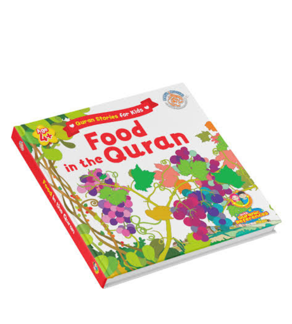 Food in the Quran – Quran Stories for Kids (Board Book, Wipe & Clean Pages)