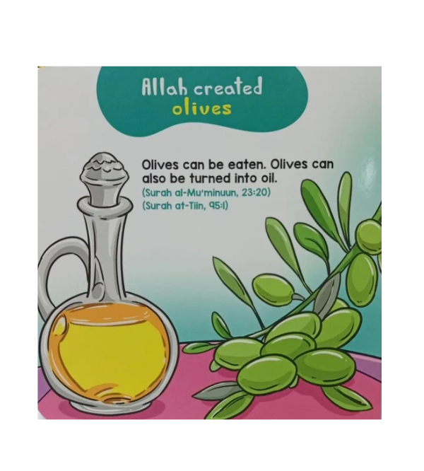 Food in the Quran – Quran Stories for Kids (Board Book, Wipe & Clean Pages)