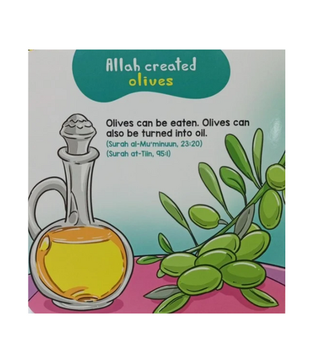 Food in the Quran – Quran Stories for Kids (Board Book, Wipe & Clean Pages)