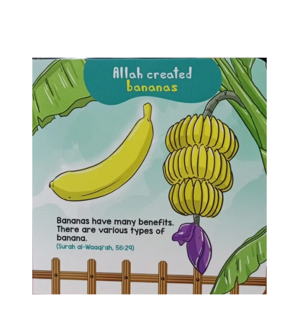 Food in the Quran – Quran Stories for Kids (Board Book, Wipe & Clean Pages)