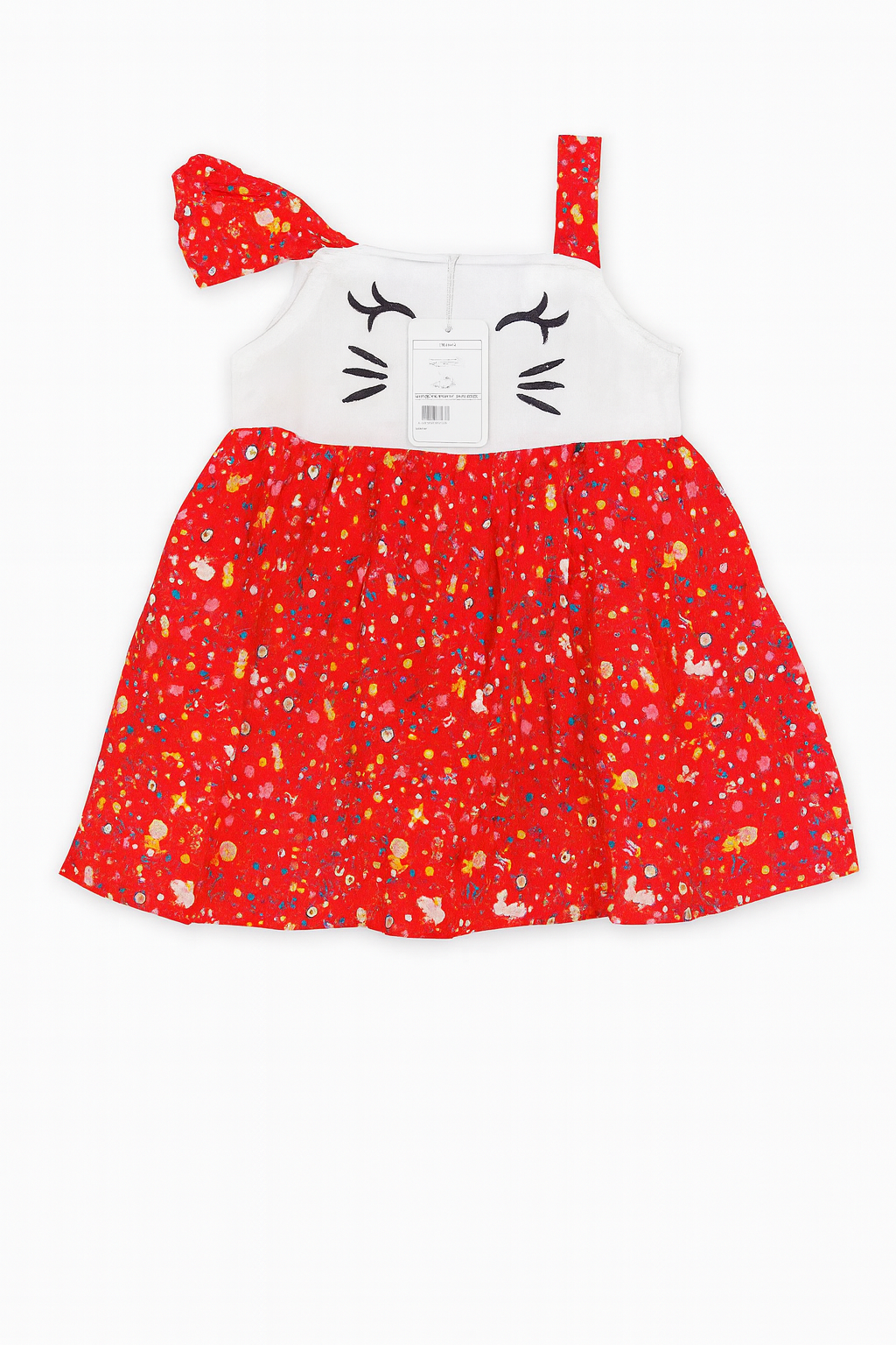 Frock Cat Emro Red Stripe Infant