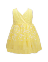 Frock Plate Sleeves Yellow Toddler