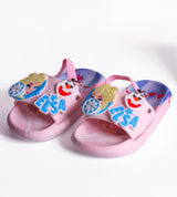 Frozen Elsa Soft Summer Slippers With Elastic Backstrap for 1 to 3 Year Girls (V006)
