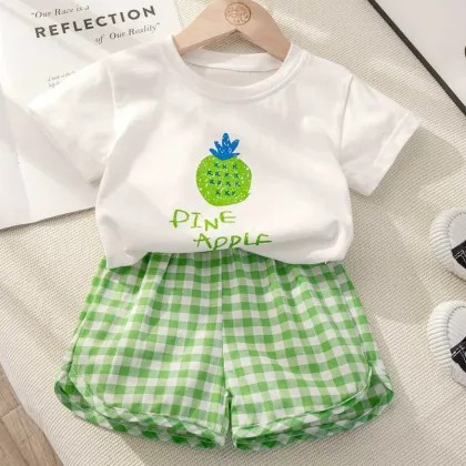 Pineapple Punch Girls 2 Piece Summer Set