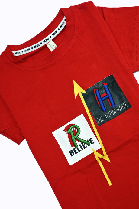 Imported Red T-Shirt For Boys