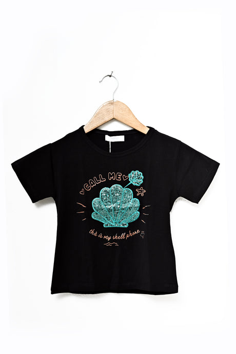 Drop Shoulder T-Shirt For Girls