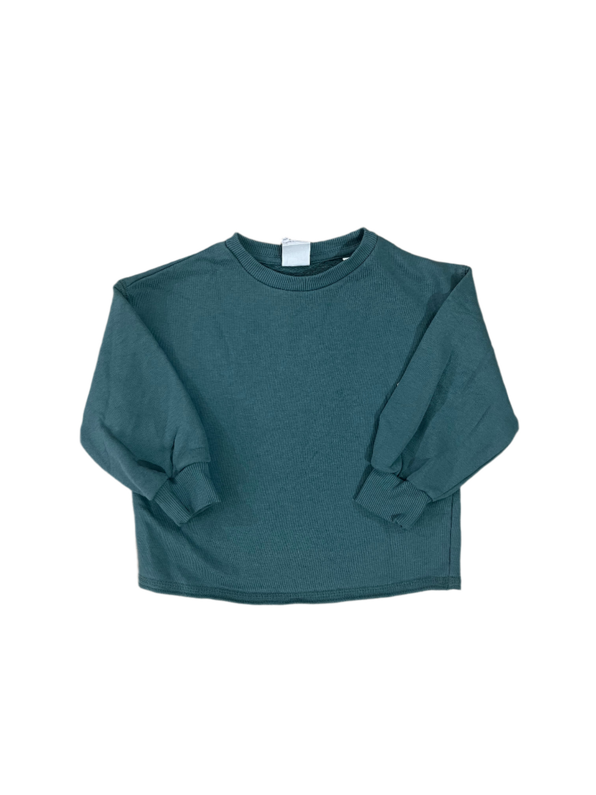 Green Fleece Sweatshirt for Kids