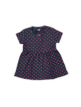 Kiki & Koko Grey hearts printed frock