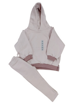 Baby Pink Hoodie Set for Girls