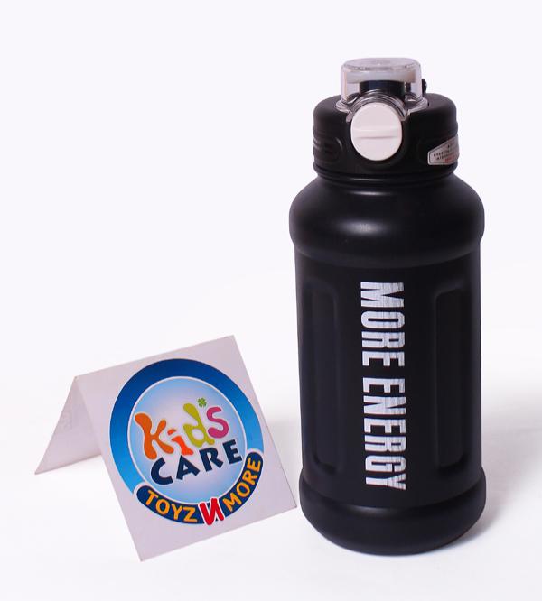 More Energy Stainless Steel Thermal Bottle - 900ml - Black (H-BW-1251)