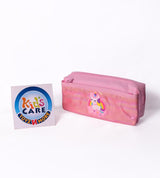 Adorable Unicorn Themed 8.5x4-inch Two Zipper Stationery Pouch (1933)