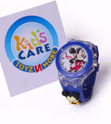Mickey Mouse Analog Wrist Watch for Kids With Lights (W-29Y)
