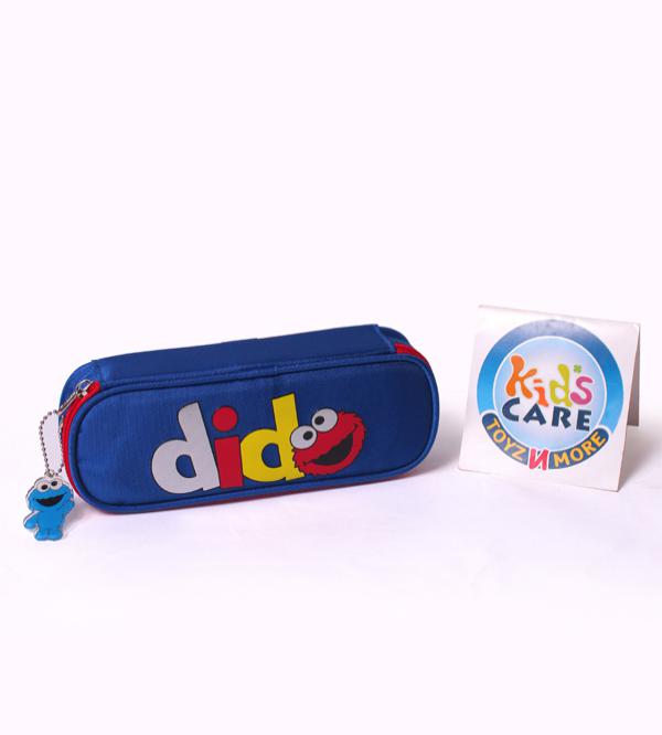 Sesame Street Cookie Monster & Elmo Themed Premium Quality 8x3-inch Single Zipper Stationery Pouch (XS-8170)