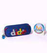 Sesame Street Cookie Monster & Elmo Themed Premium Quality 8x3-inch Single Zipper Stationery Pouch (XS-8170)
