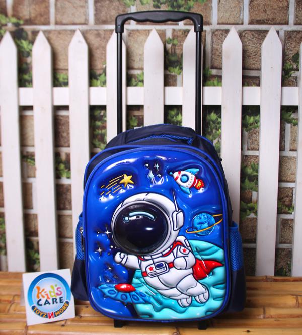 Astronaut Space World Themed School Trolley Bag For KG-1 & KG-2 (13020N)