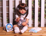Premium Quality Silicone Lifelike Doll - 20-inch (56 cm) with Diaper and Feeder (KC5695)
