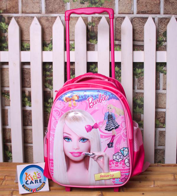 Barbie Themed School Trolley Bag For KG-1 & KG-2 (13020N)