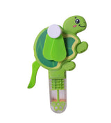 Animals Face Handheld Fan With Small Bubble Liquid Bottle (H7-C14)